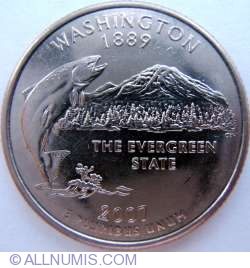 State Quarter 2007 D - Washington