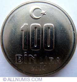 Image #1 of 100000 Lira 2004