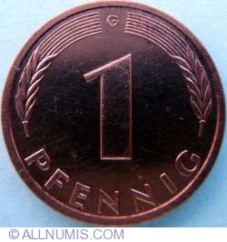 1 Pfennig 1990 G