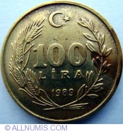 Image #1 of 100 Lira 1989