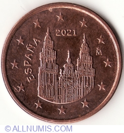 Image #2 of 5 Euro Cent 2021
