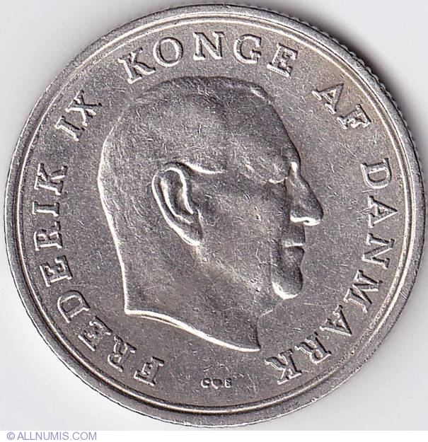 1 Krone 1963, Frederick IX (1947-1972) - Denmark - Coin - 13979