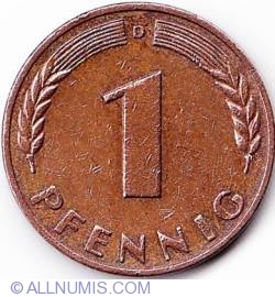 Image #1 of 1 Pfennig 1969 D