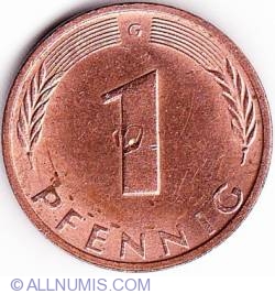 Image #1 of 1 Pfennig 1974 G