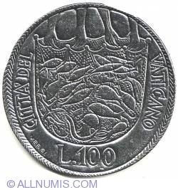 100 Lire 1975 - Holy Year