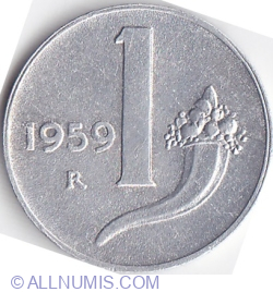 Image #1 of 1 Lira 1959