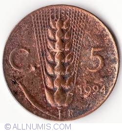 5 Centesimi 1924