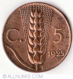 5 Centesimi 1925