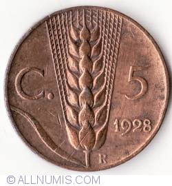 5 Centesimi 1928