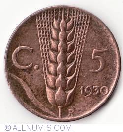 5 Centesimi 1930