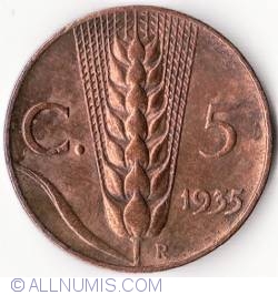 5 Centesimi 1935