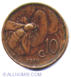 10 Centesimi 1919