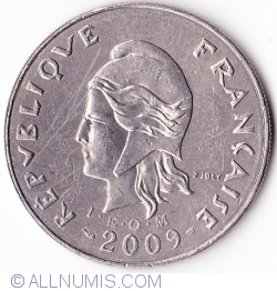 Image #2 of 20 Francs 2009