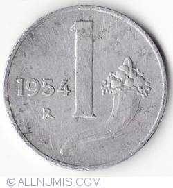 1 Lira 1954