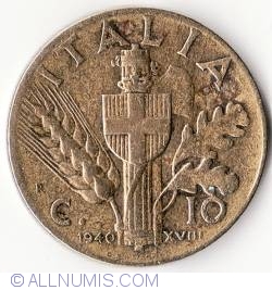 10 Centesimi 1940 XVIII