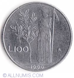100 Lire 1990