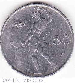 Image #1 of 50 Lire 1954