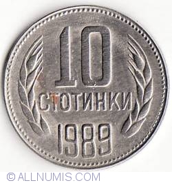 Image #1 of 10 Stotinki 1989