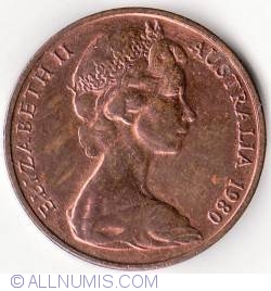 Image #2 of 2 Cents 1980