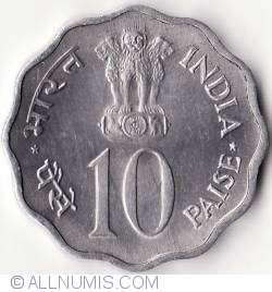 Image #1 of 10 Paise 1974 (B)