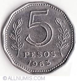 Image #1 of 5 Pesos 1963