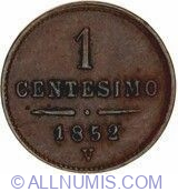 Image #1 of 1 Centesimo 1852 V