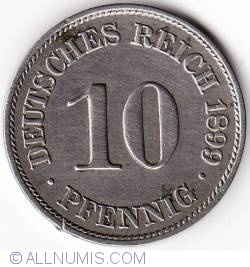 10 Pfennig 1899 A