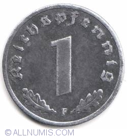 1 Reichspfennig 1943 F
