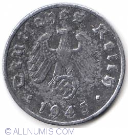 Image #2 of 1 Reichspfennig 1943 F