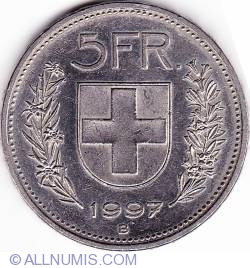 5 Franci 1997 B