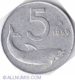 Image #1 of 5 Lire 1969