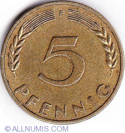 Image #1 of 5 Pfennig 1969 F