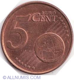 Image #1 of 5 Euro Cents 2001