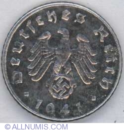 Image #2 of 5 Reichspfennig 1941 D