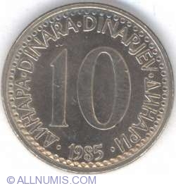 10 Dinari 1985