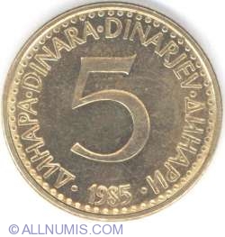 5 Dinari 1985