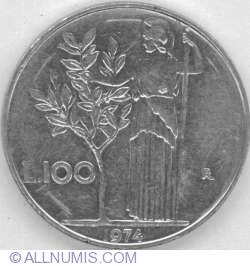Image #1 of 100 Lire 1974