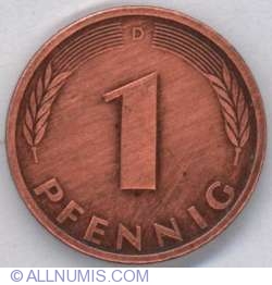 1 Pfennig 1988 D