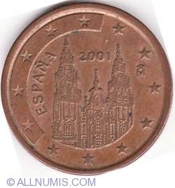 Image #2 of 5 Euro Cent 2001
