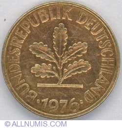 Image #2 of 10 Pfennig 1976 F