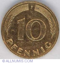 10 Pfennig 1988 F