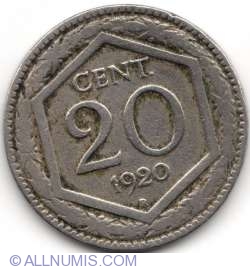 Image #1 of 20 Centesimi 1920