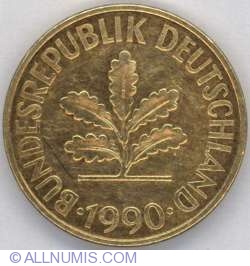 Image #2 of 10 Pfennig 1990 J