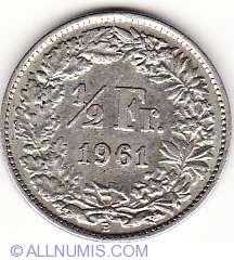 Image #1 of 1/2 Franc 1961