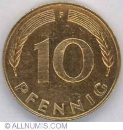 Image #1 of 10 Pfennig 1992 F