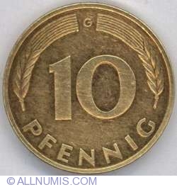 10 Pfennig 1992 G
