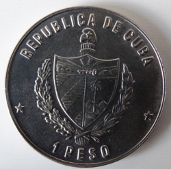 Image #2 of 1 Peso 1985 - Defensa de la Naturaleza - Iguana