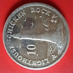 Image #2 of 10 Pence 2013 - Chicken Rock Lighthouse