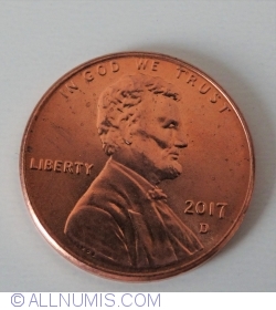 Image #1 of 1 Cent 2017 D