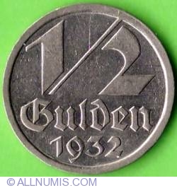 Image #2 of ½ Gulden 1932